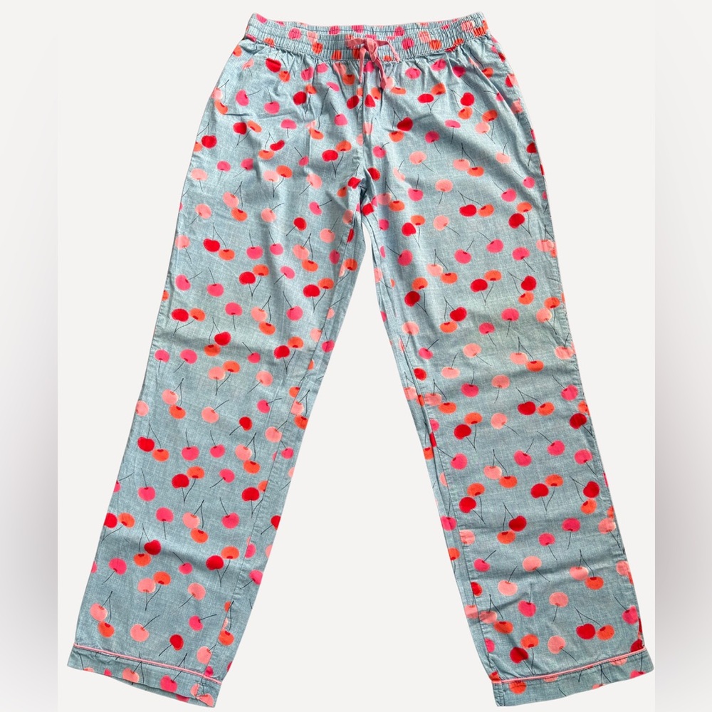 Women’s Cherry Design Cotton Pajama Pants